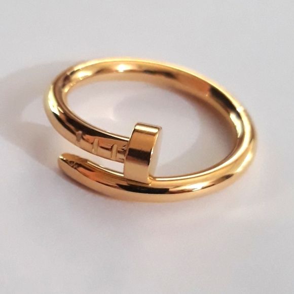 Golden Nail Luxe Ring