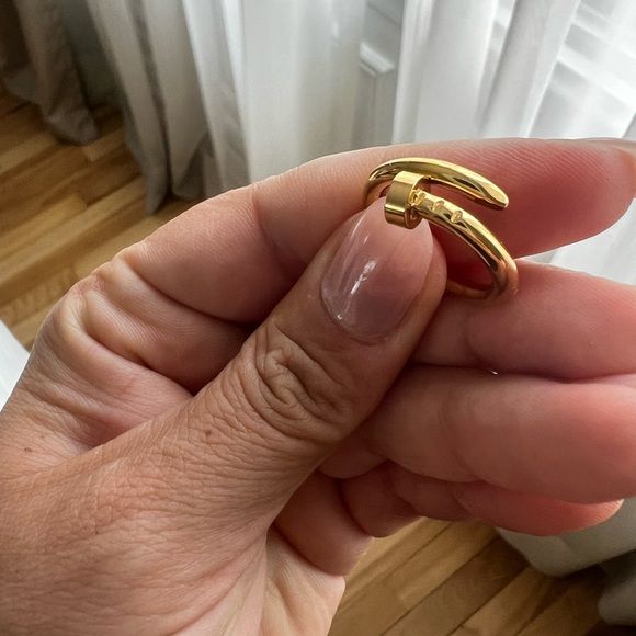 Golden Nail Luxe Ring