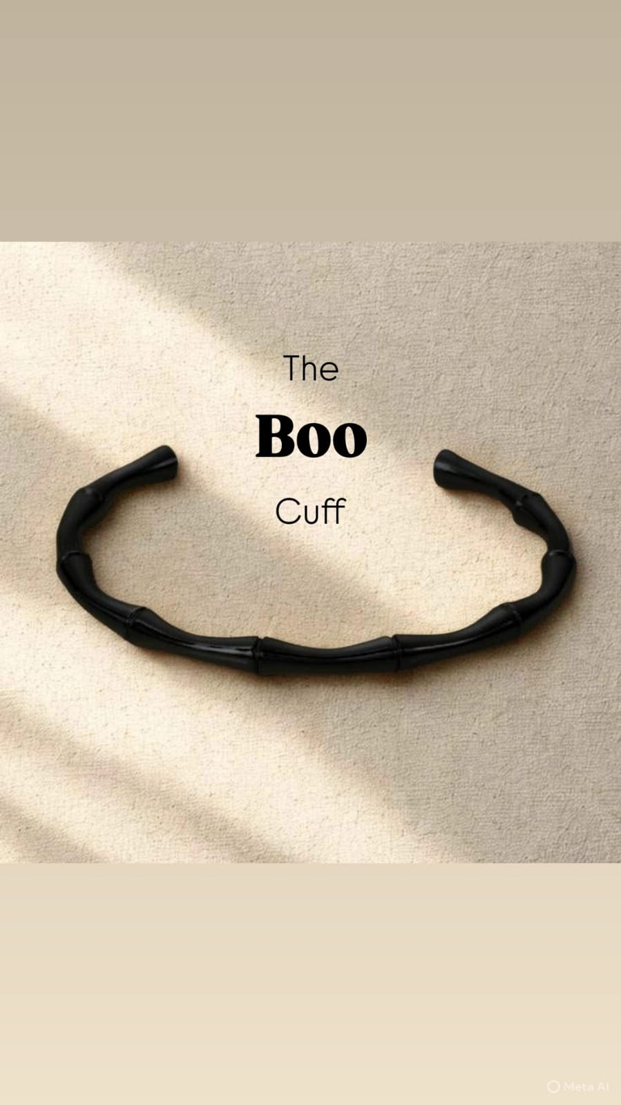 Noir Edge Open Cuff