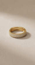 Celeste Diamond Golden And Silver Band